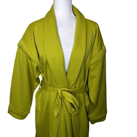 NWT TEREA Women's Alaina Vibrant Wrap French Terry Jacket Sz: M Vibrant Spring - Picture 5 of 16